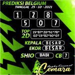 ANGKA BELGIUM 25 OKT 2021