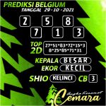 ANGKA BELGIUM 29 OKT 2021