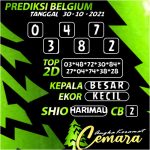 ANGKA BELGIUM 30 OKT 2021