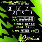 ANGKA JAMAICA 16 OKT 2021