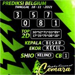 ANGKA BELGIUM 16 NOVEMBER 2021